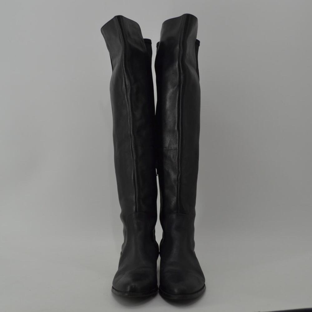 Clarks Caddy Belle Knee High Boot Leather Black Minimalist 7 - Picture 3 of 15